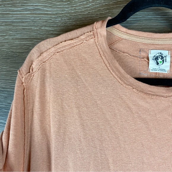 We the Free Free People BF Linen Tee Size Small - Picture 7 of 10